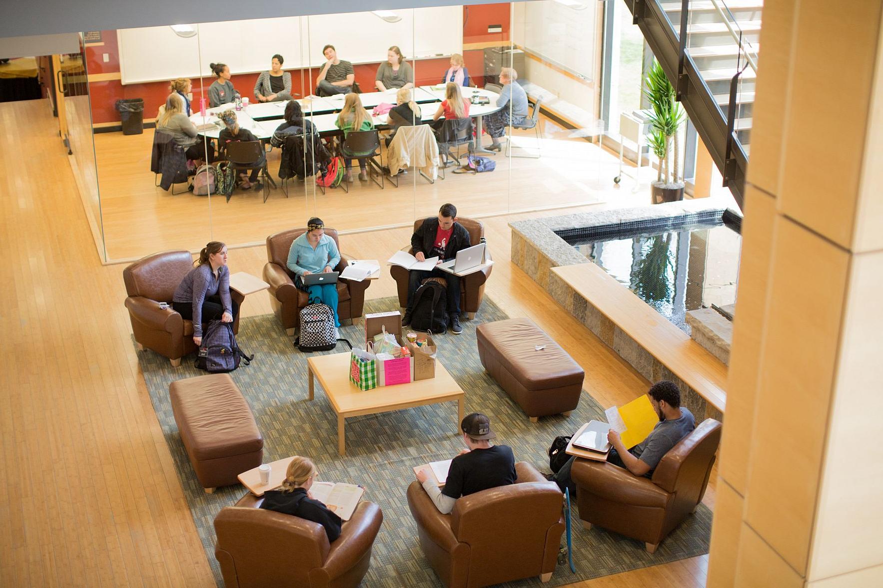 The A. W. Clausen Center for World Business is both a first-class learning facility for Carthage students and an active program of speake...